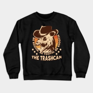 Funny opposum cowboy Crewneck Sweatshirt